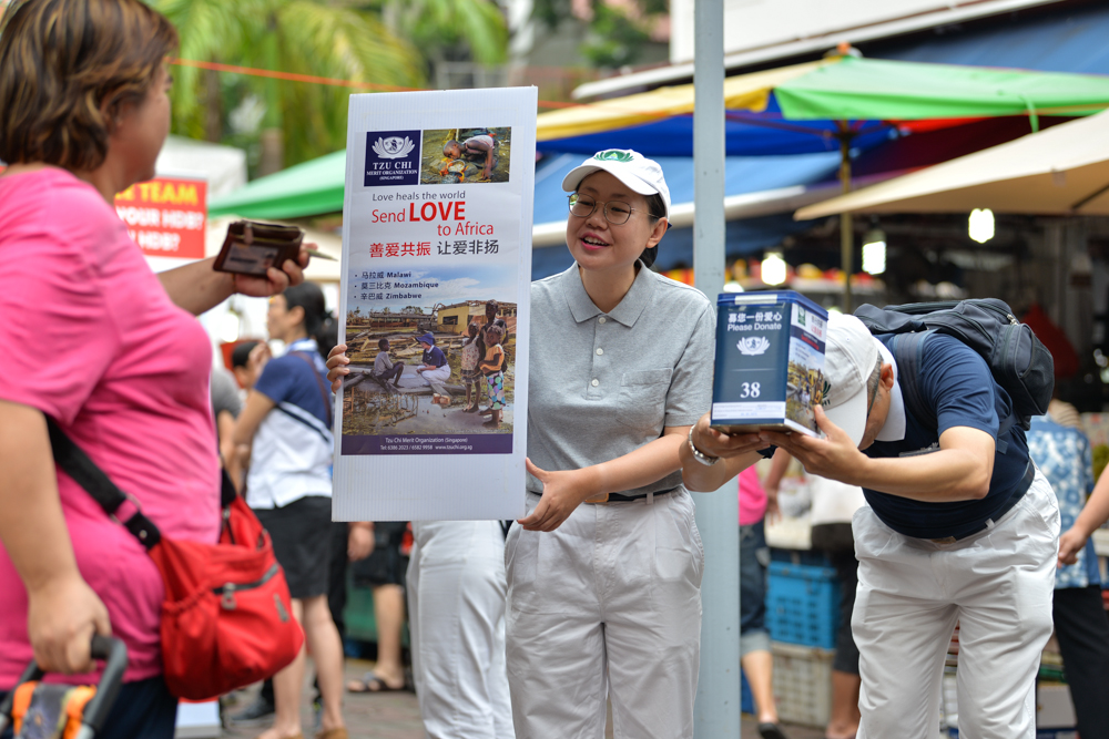 "Send Love to Africa" Street Donation Drive